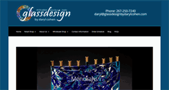 Desktop Screenshot of glassdesignbydarylcohen.com